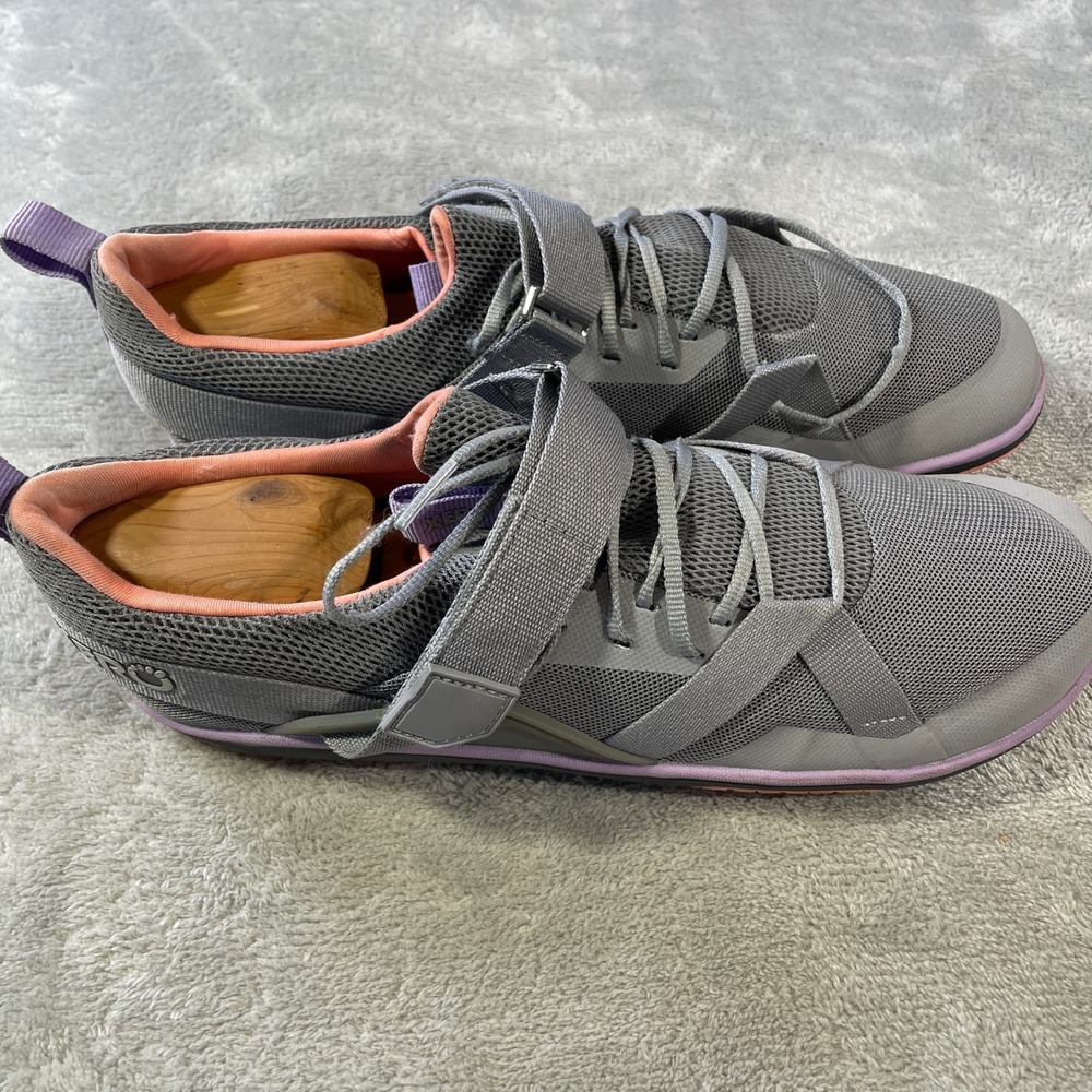 Xero Shoes Mesa Trail II Women 9 Grey Minimalist Barefoot Running Shoes RR02